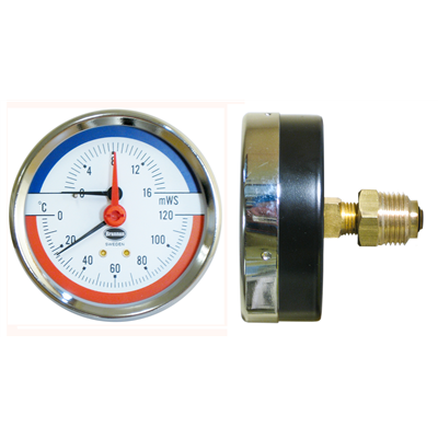 HYDROTERMOMETER VINKEL 120 GR
